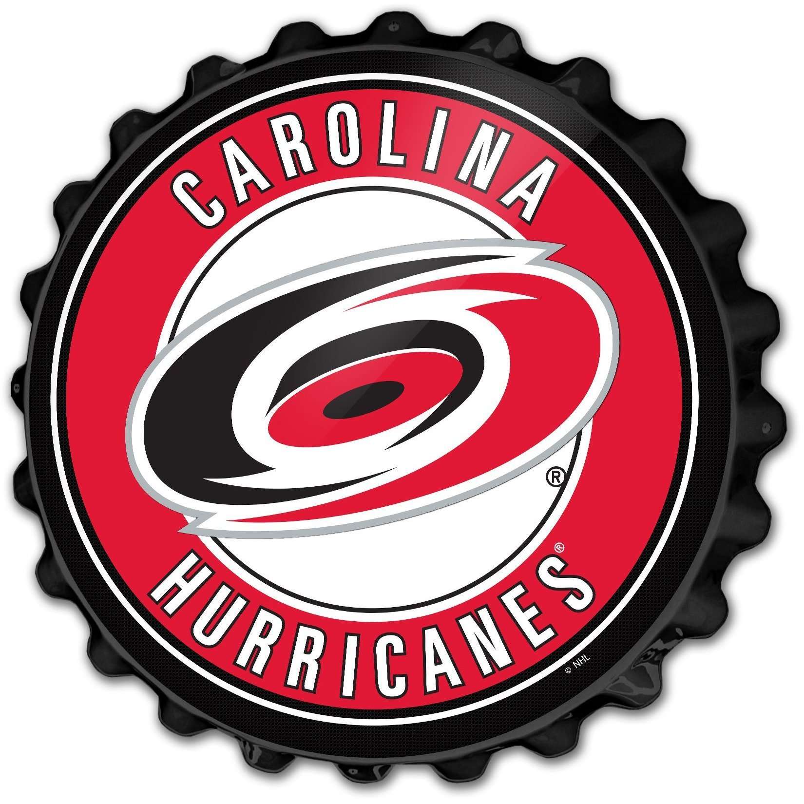 Carolina Hurricanes Bottle Cap Wall Sign