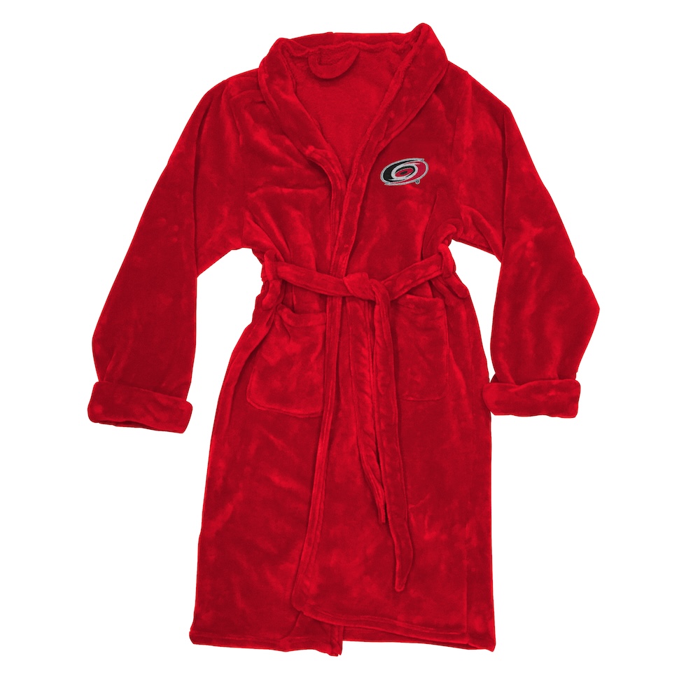 Carolina Hurricanes Mens Silk Touch Bath Robe (L/XL)