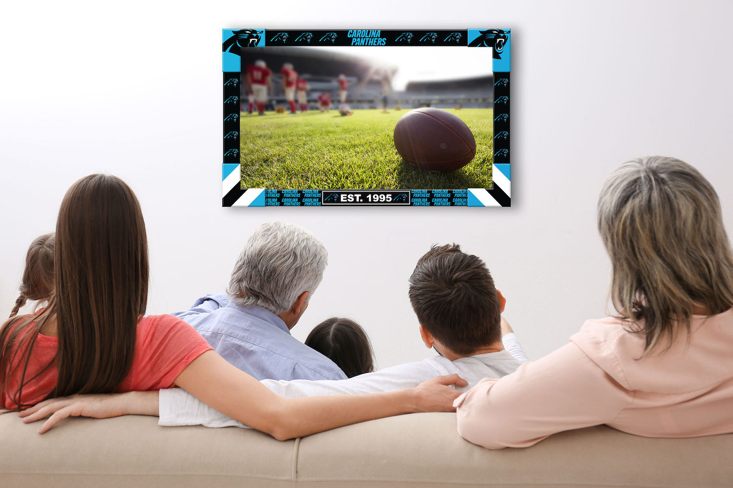 Carolina Panthers BIG GAME TV Frame