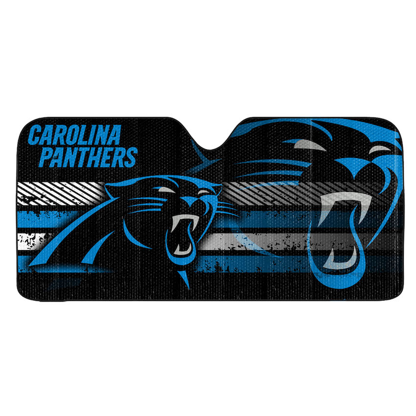 Carolina Panthers AutoShade Folding Windshield Cover