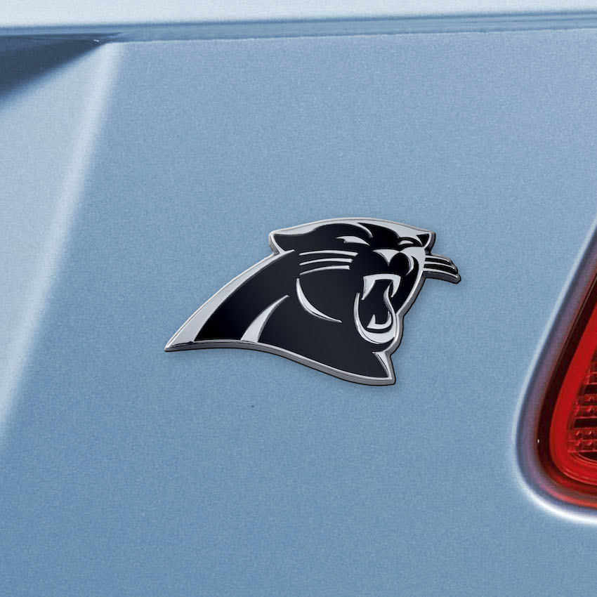 Carolina Panthers Chrome Metal Auto Emblem