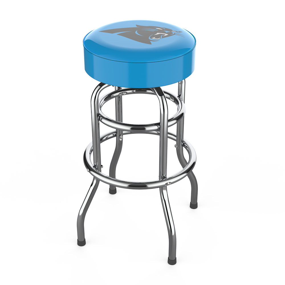 Carolina Panthers Chrome Bar Stool