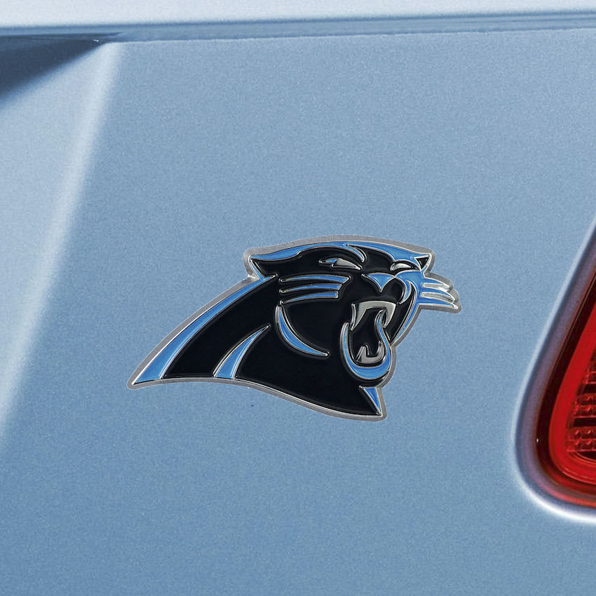 Carolina Panthers Color Metal Auto Emblem