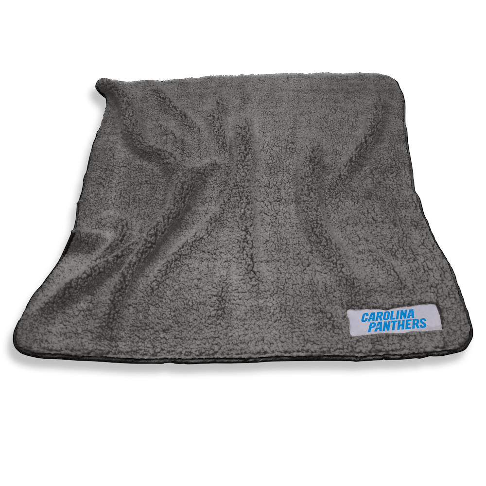 Carolina Panthers Color Frosty Throw Blanket