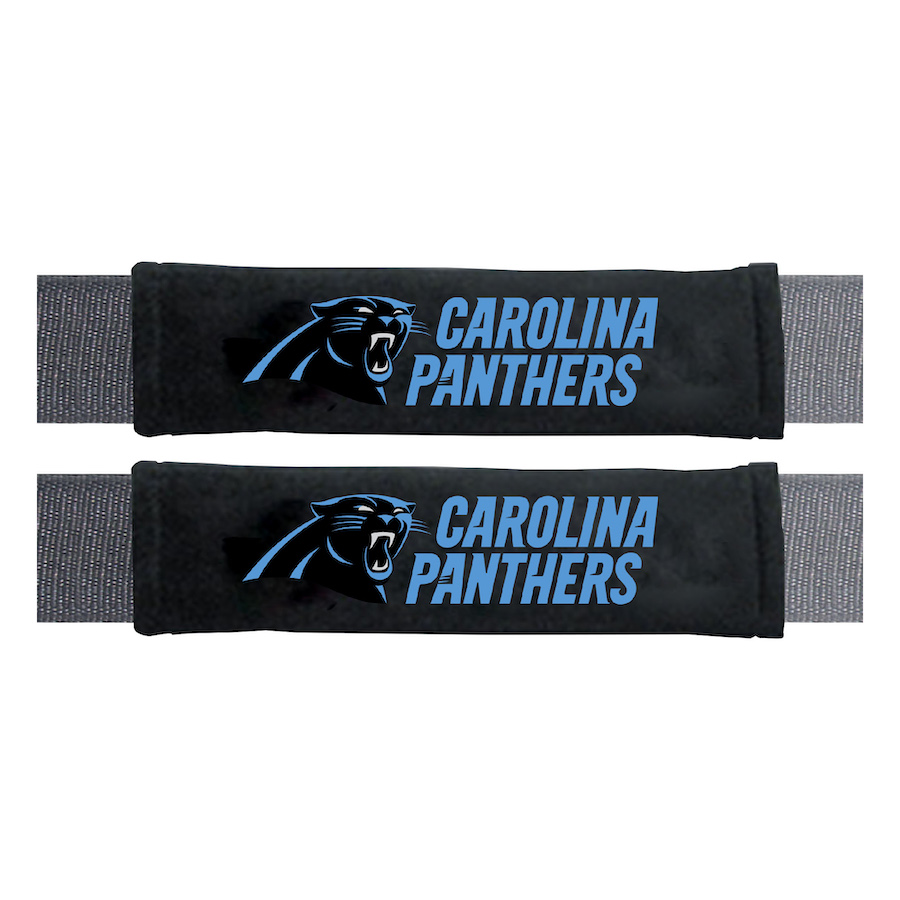 Carolina Panthers Embroidered Seatbelt Pad (set of 2)