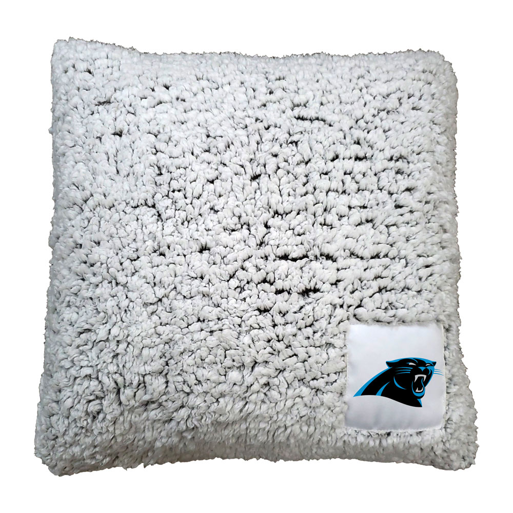 Carolina Panthers Frosty Throw Pillow