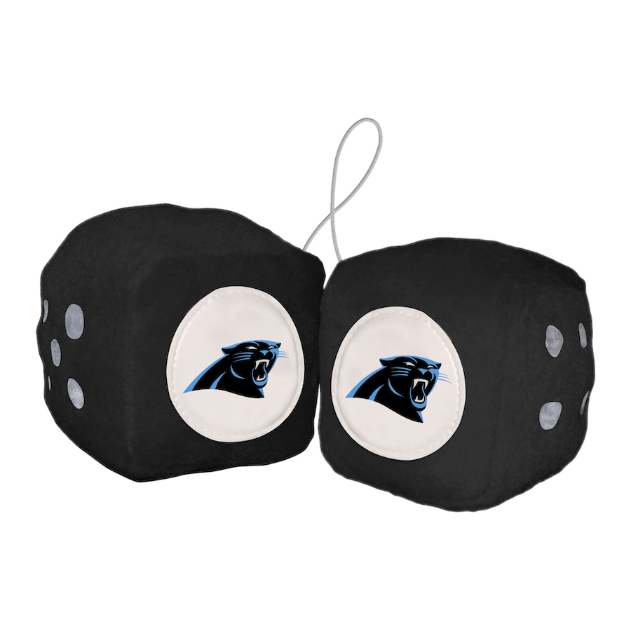 Carolina Panthers Fuzzy Dice