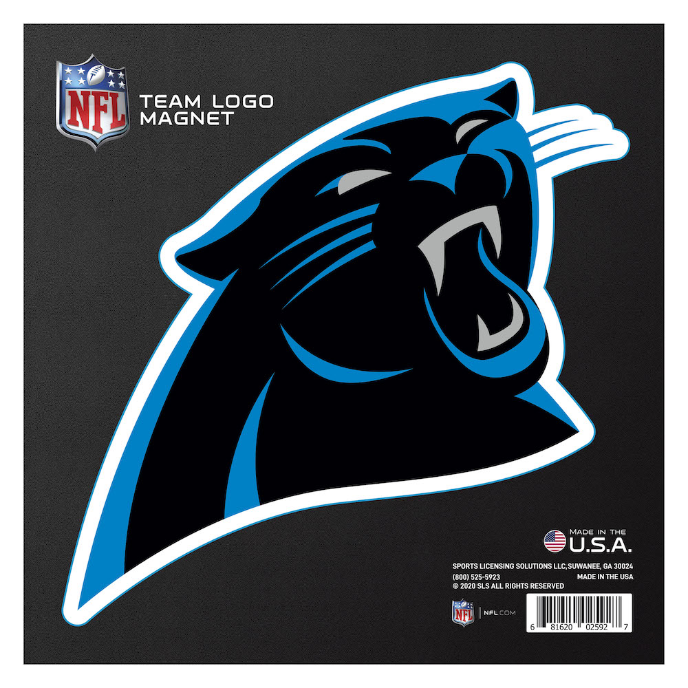 Carolina Panthers Large Team Logo Magnet - Indoor Outdoor