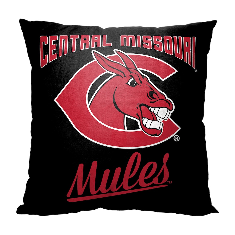 Central Missouri Mules ALUMNI Decorative Throw Pillow 18 x 18 inch