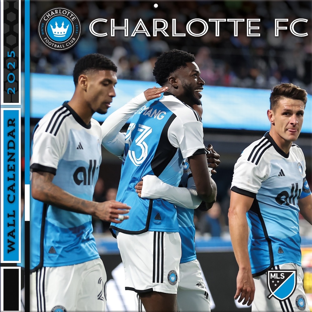 Charlotte FC 2025 MLS Team Wall Calendar