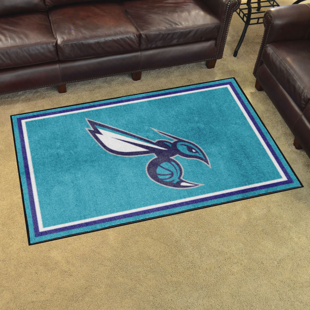 Charlotte Hornets 4x6 Area Rug - 2nd Logo