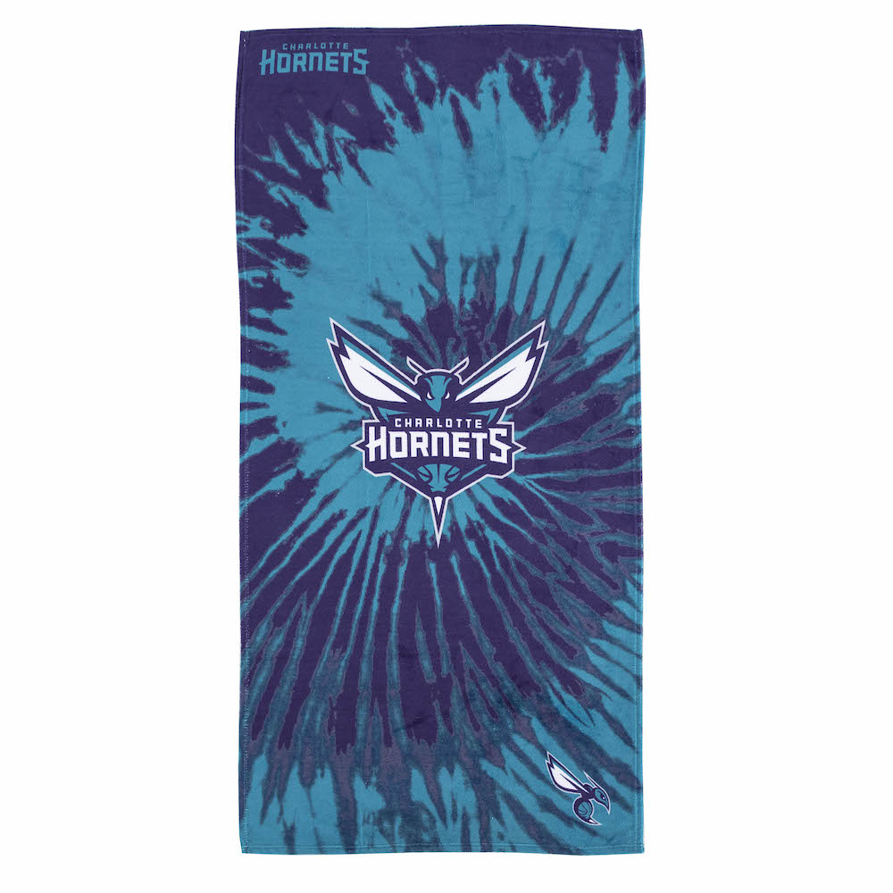 Charlotte Hornets Pyschedelic 30x60 Beach Towel