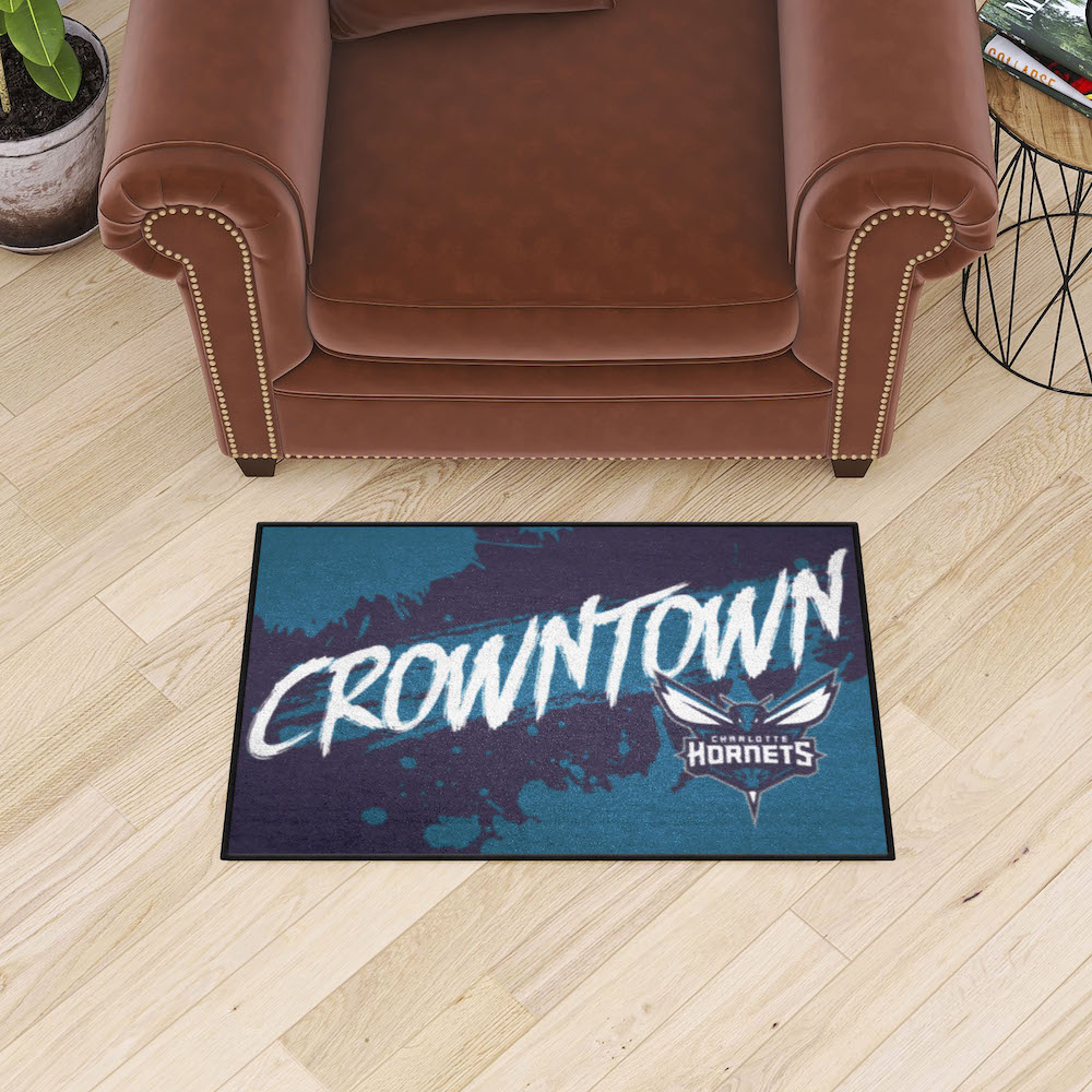 Charlotte Hornets SLOGAN 20 x 30 Starter Floor Mat