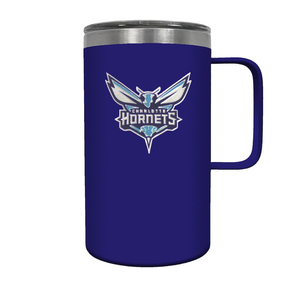 Charlotte Hornets 18 oz HUSTLE Travel Mug - Team Color