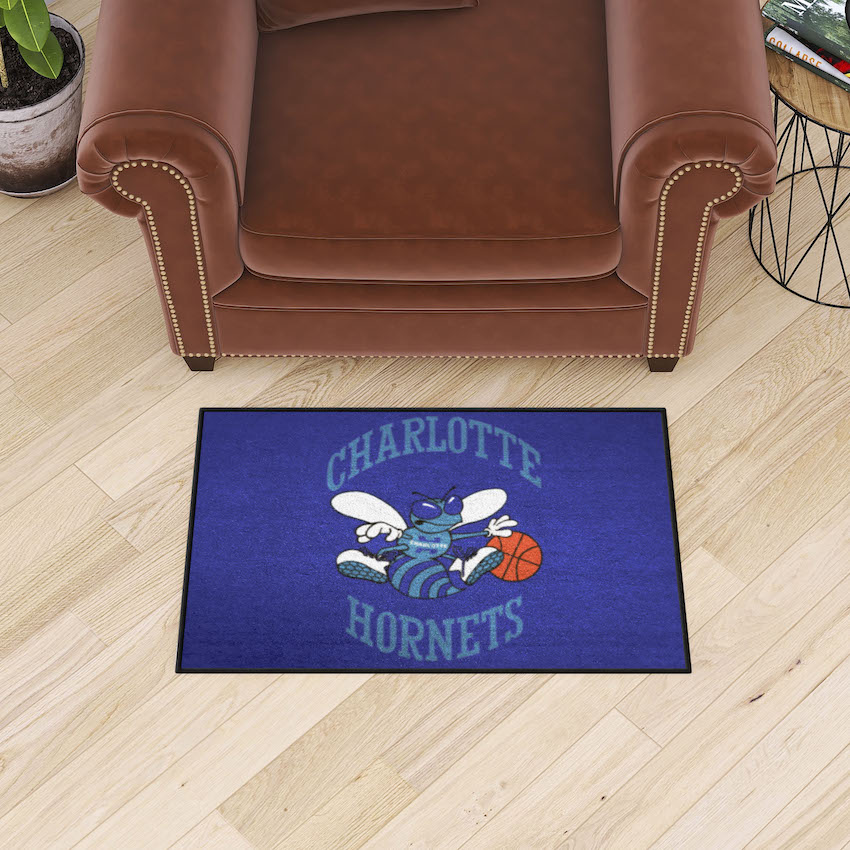 Charlotte Hornets Vintage 20 x 30 STARTER Floor Mat - Throwback Logo