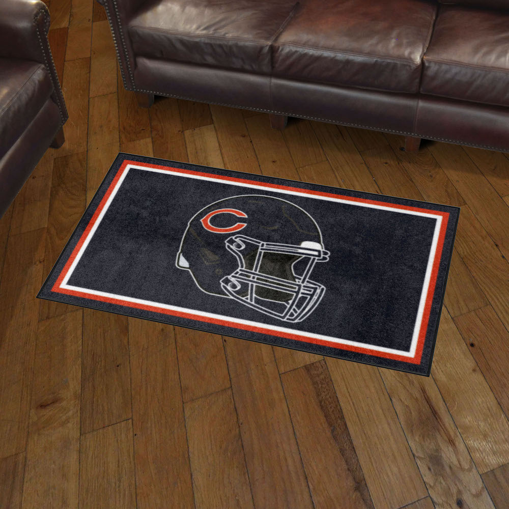 Chicago Bears 3x5 Area Rug - Helmet Logo