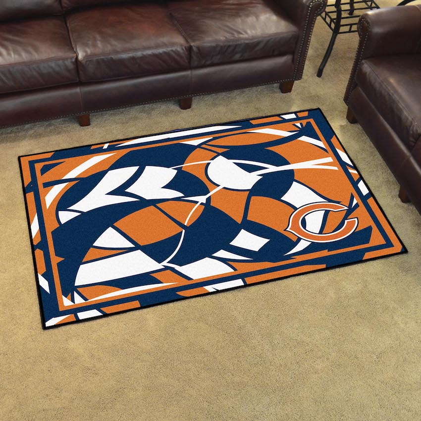 Chicago Bears 4x6 Quick Snap Area Rug