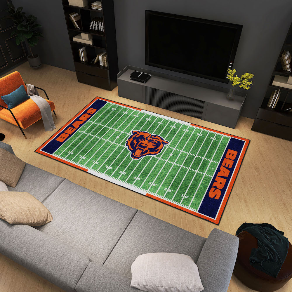 Chicago Bears 6x10 Ft Ultra Plush Area Rug