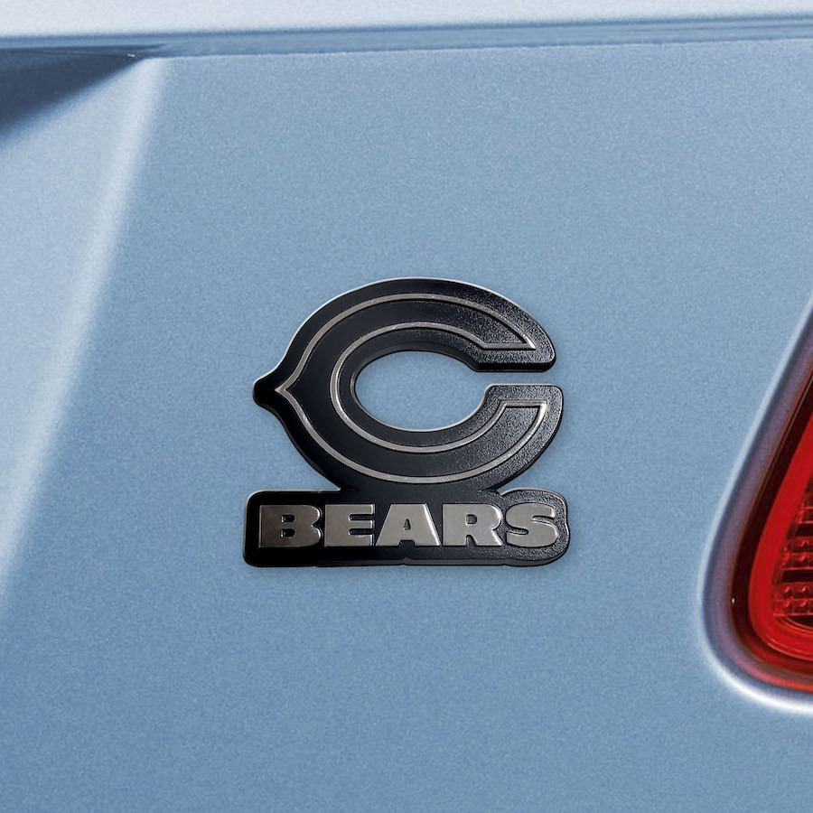 Chicago Bears ALT LOGO Chrome Metal Auto Emblem