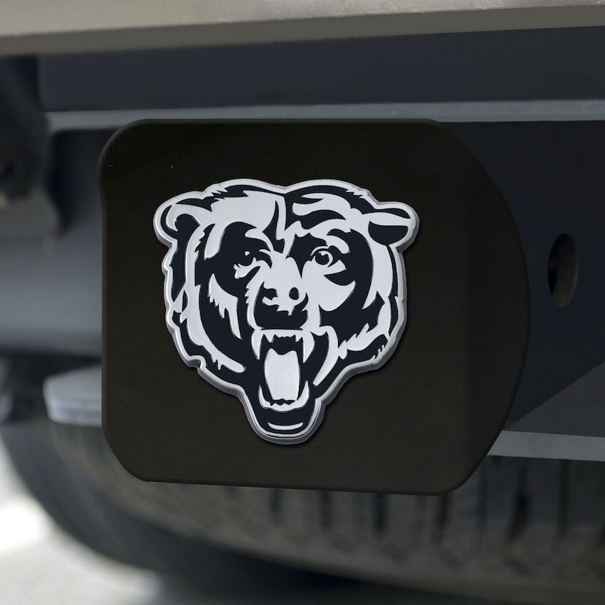 Chicago Bears BLACK Trailer Hitch Cover
