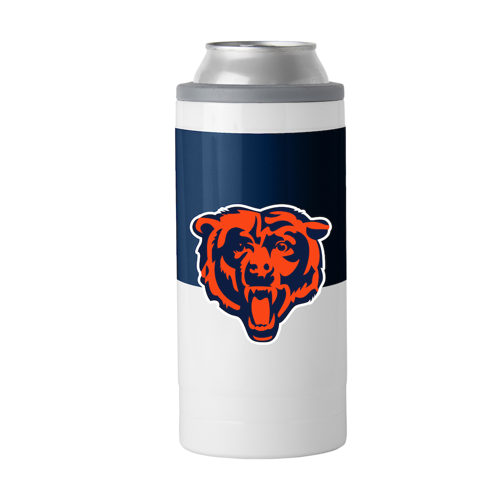 Chicago Bears Colorblock 12 oz. Slim Can Coolie