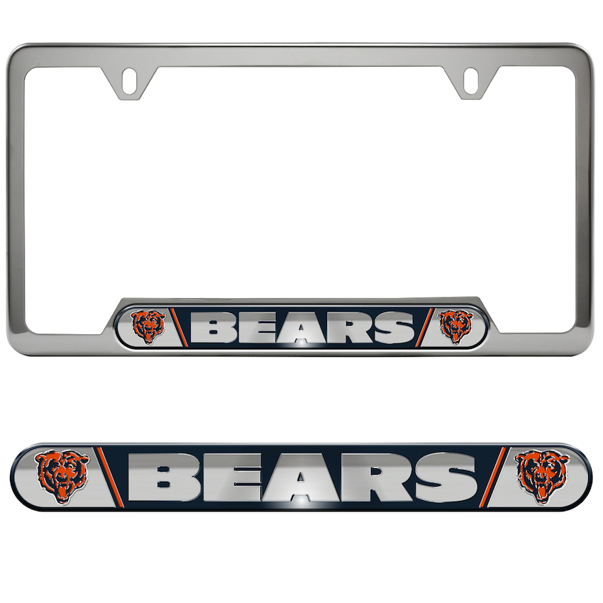 Chicago Bears Embossed License Plate Frame