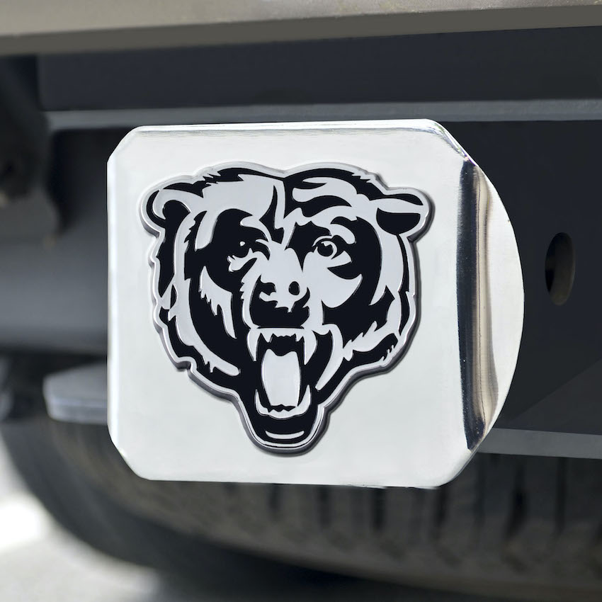 Chicago Bears Chrome Trailer Hitch Cover