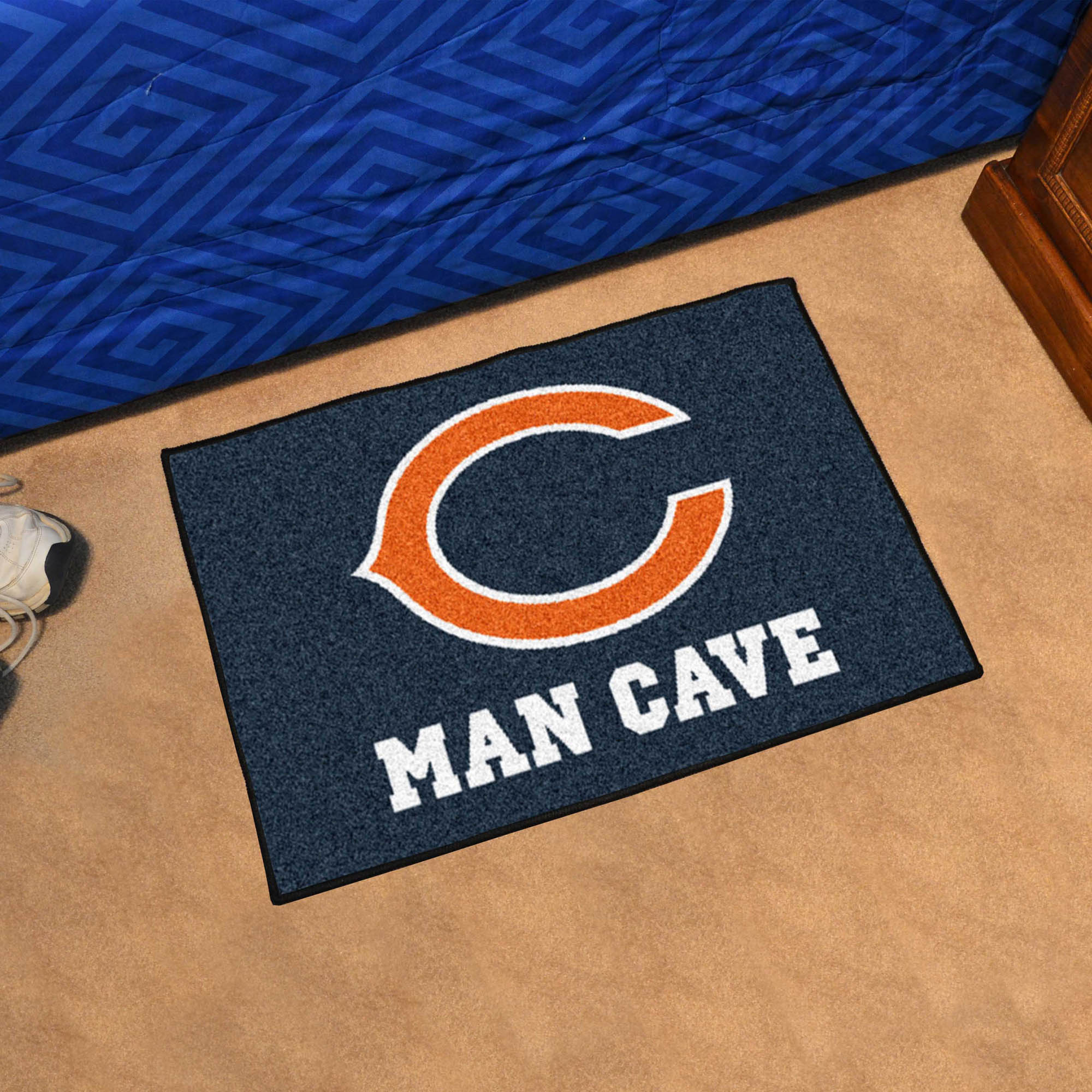 Chicago Bears MAN CAVE 20 x 30 STARTER Floor Mat