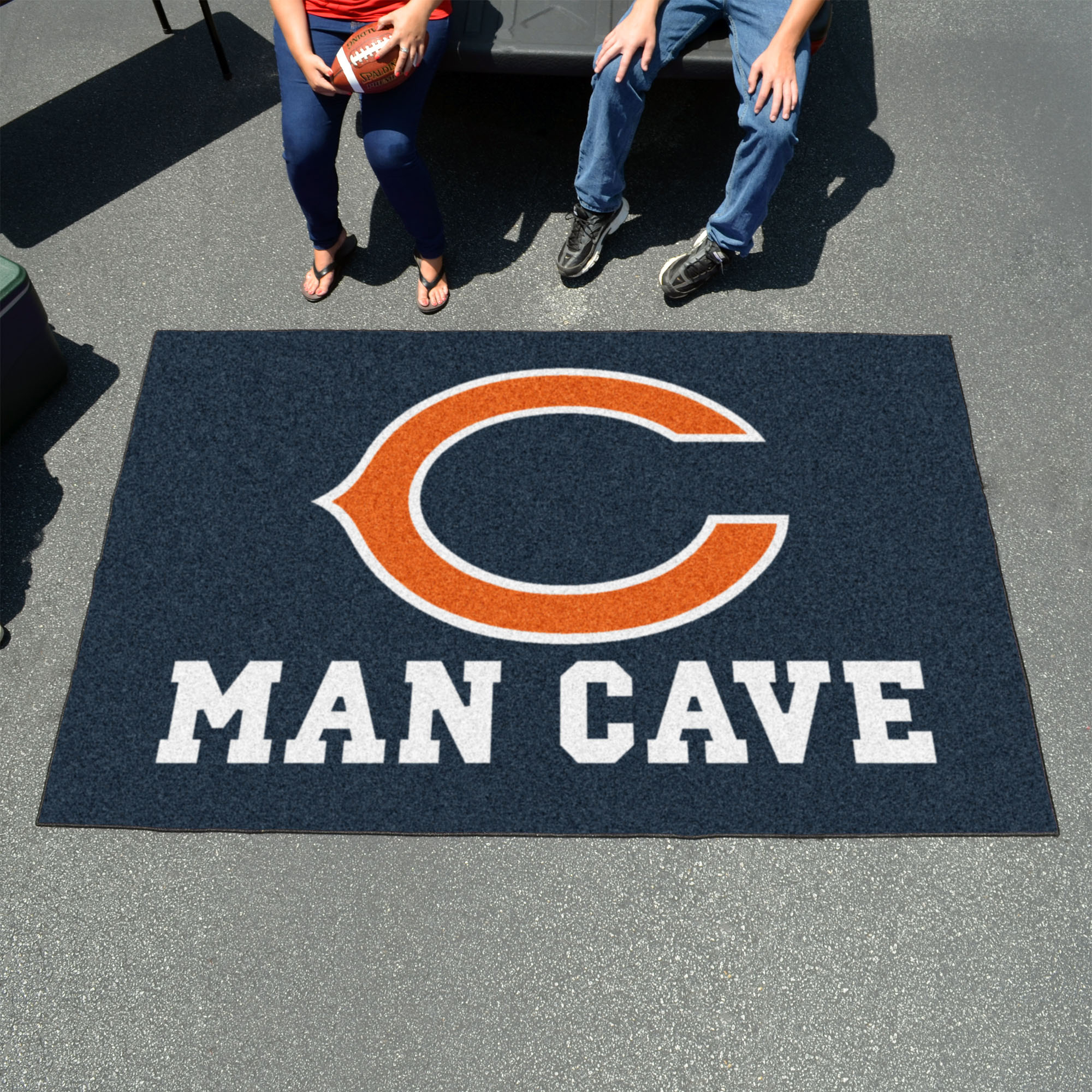 Chicago Bears UTILI-MAT 60 x 96 MAN CAVE Rug