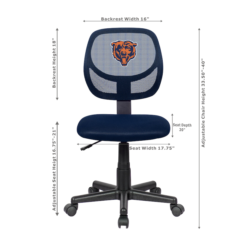 Chicago Bears Team Color STUDENT Task Chair