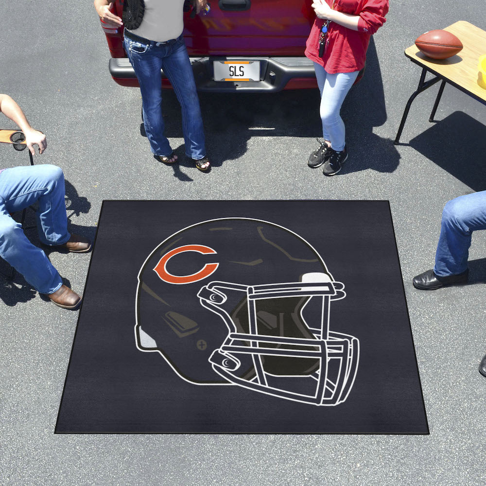 Chicago Bears TAILGATER 60 x 72 Rug - Helmet Logo