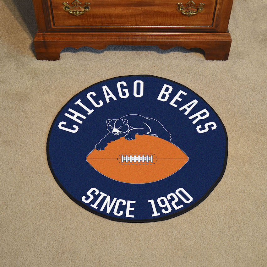 Chicago Bears Vintage Roundel Mat Throwback Logo