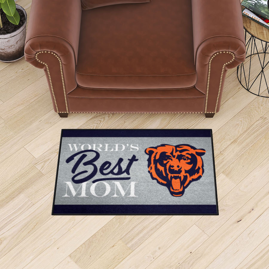 Chicago Bears 20 x 30 WORLDS BEST MOM Floor Mat
