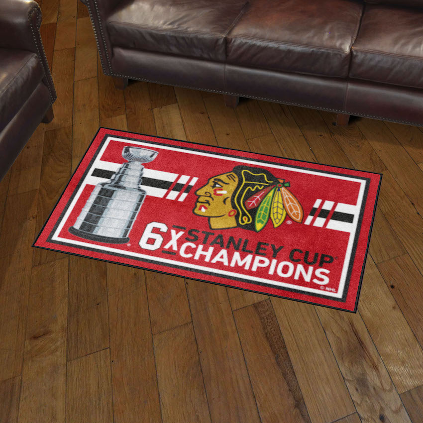 Chicago Blackhawks 3 x 5 DYNASTY Area Rug