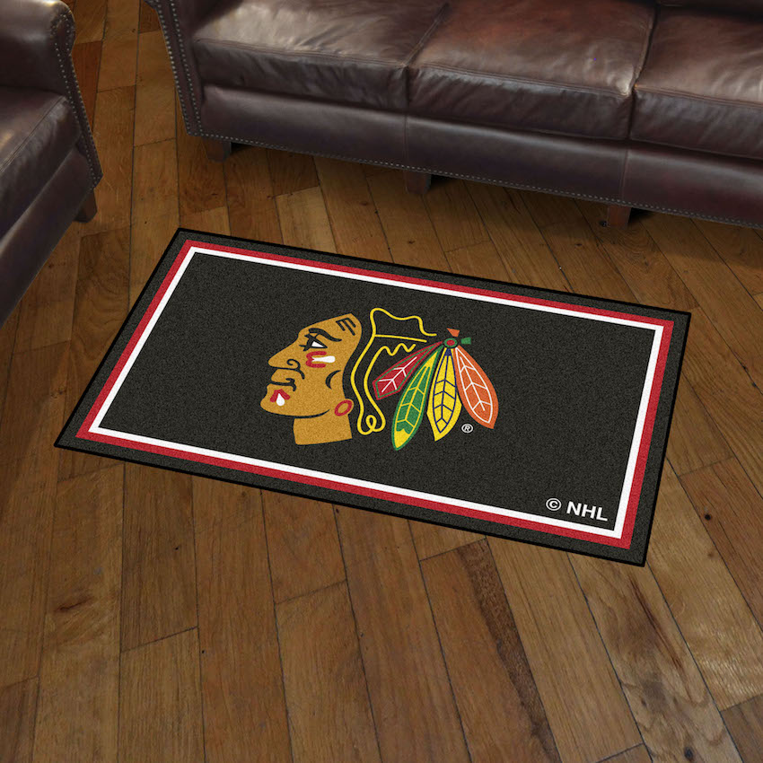 Chicago Blackhawks 3x5 Area Rug