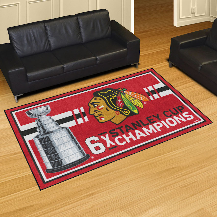 Chicago Blackhawks 5 x 8 DYNASTY Area Rug