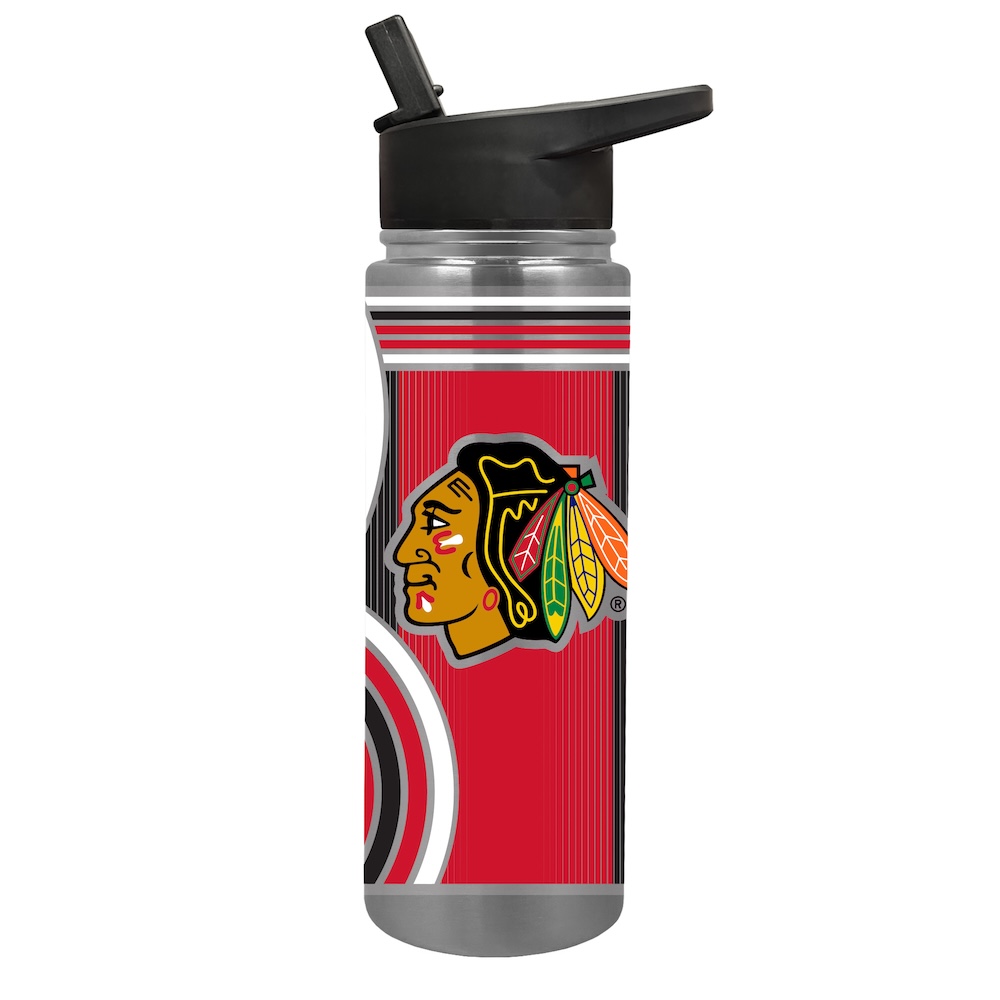 Chicago Blackhawks COOL VIBES 24 oz Thirst Hydration Water Bottle