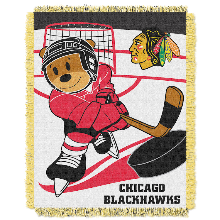 Chicago Blackhawks Woven Baby Blanket 36 x 48