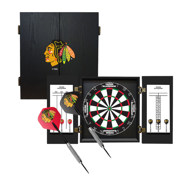 Chicago Blackhawks Dart Cabinet