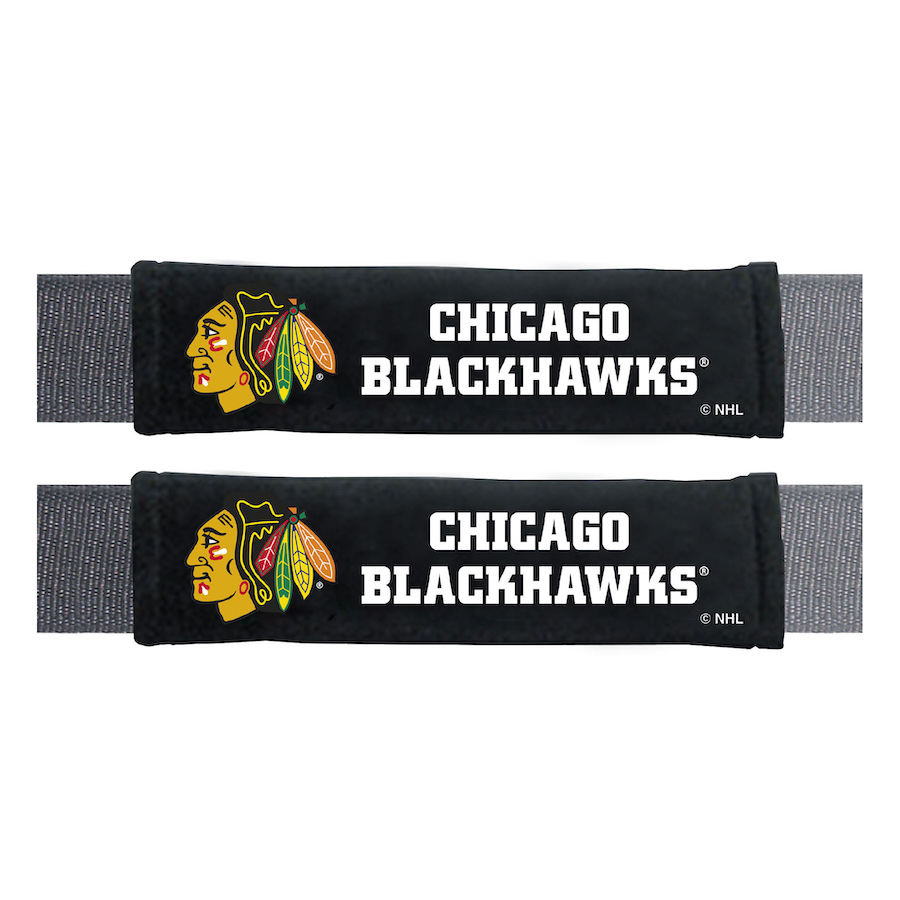 Chicago Blackhawks Embroidered Seatbelt Pad (set of 2)