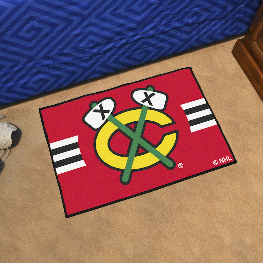 Chicago Blackhawks UNIFORM Themed Floor Mat