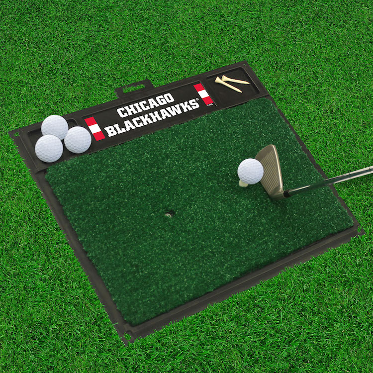 Chicago Blackhawks Golf Hitting Mat