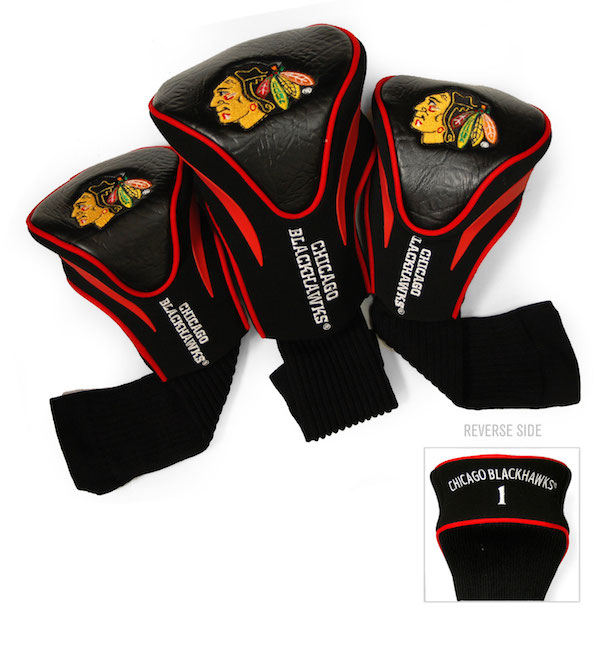 Chicago Blackhawks 3 Pack Contour Headcovers