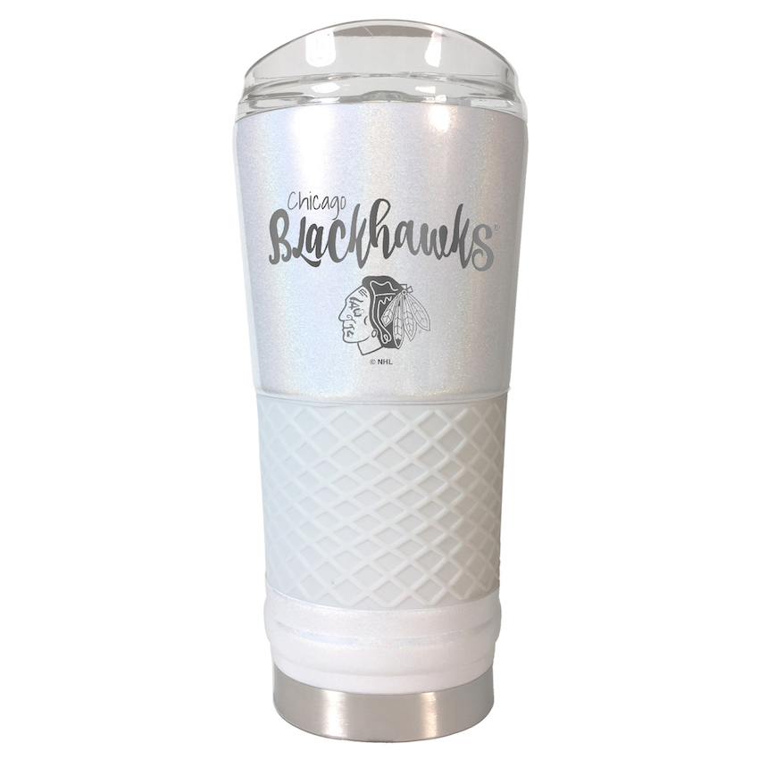 Chicago Blackhawks 24 oz OPAL Draft Travel Tumbler