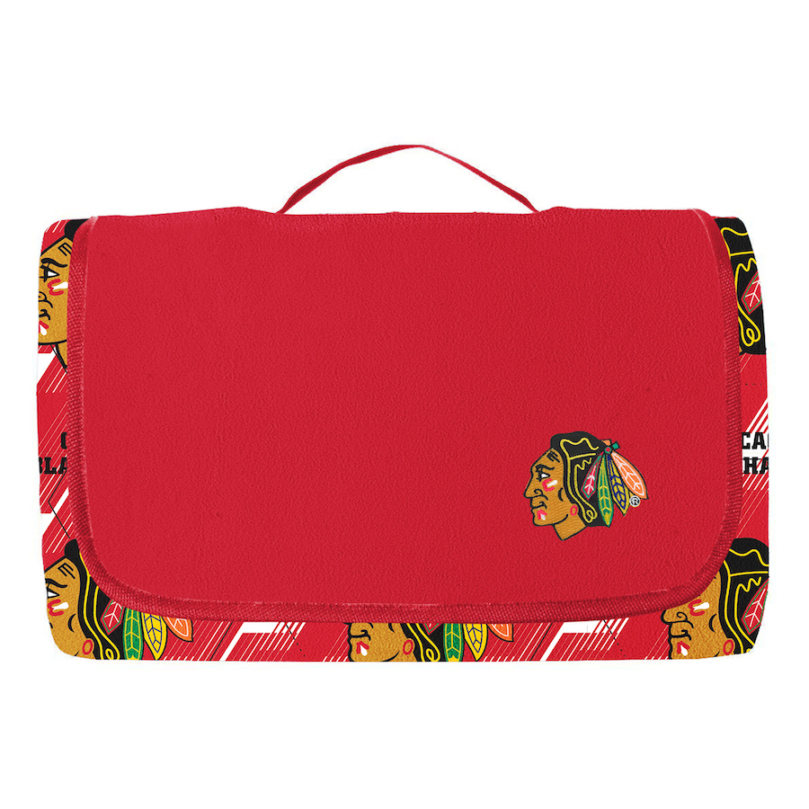 Chicago Blackhawks Outdoor Fleece PicNic Blanket 60 x 72