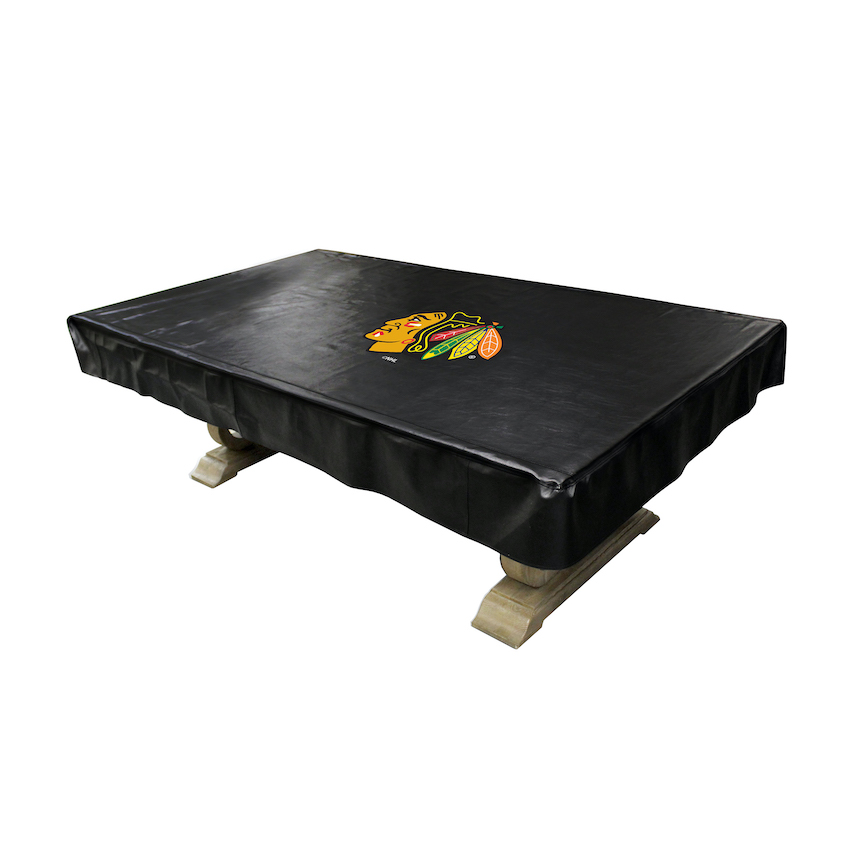 Chicago Blackhawks Deluxe Pool Table Cover