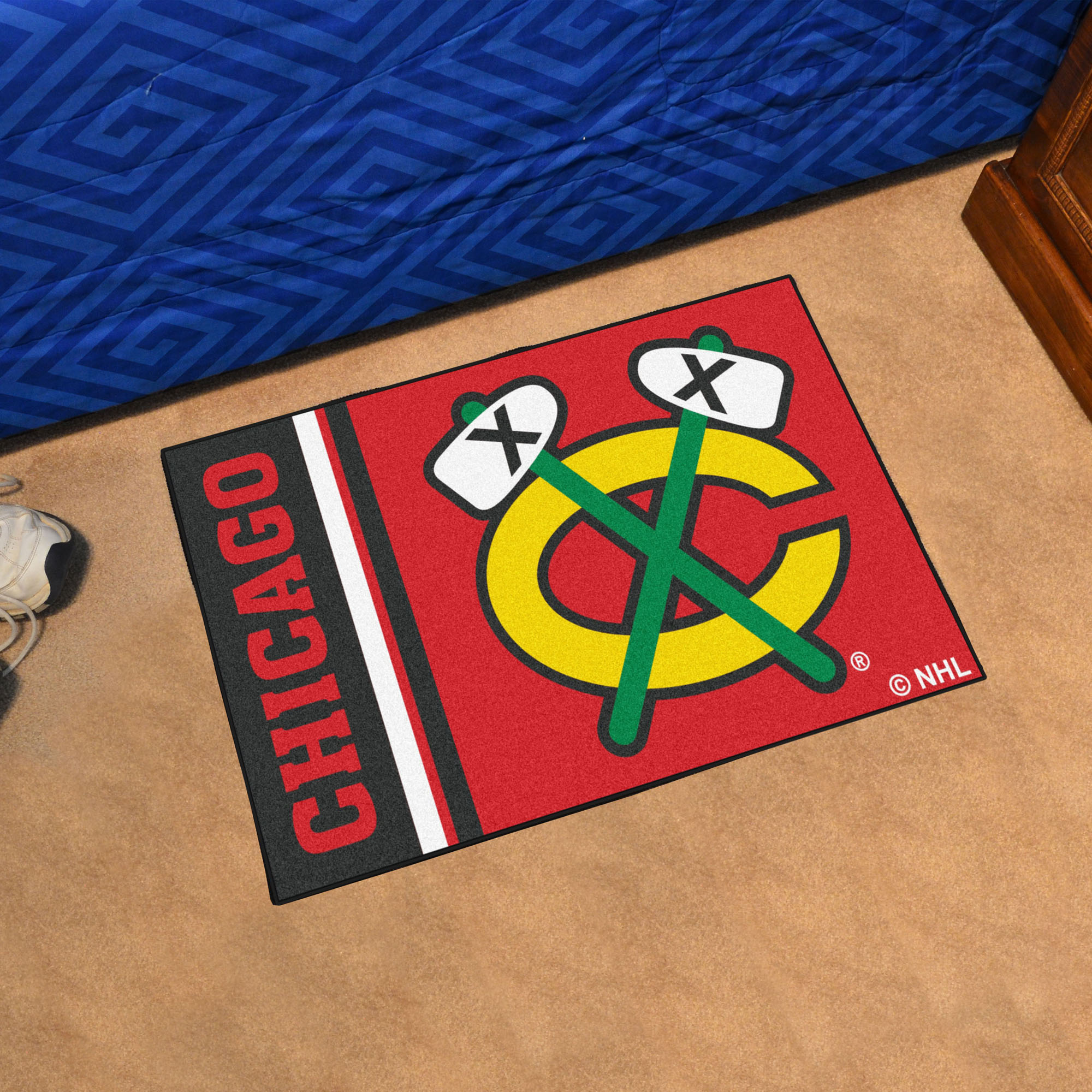 Chicago Blackhawks 20 x 30 Uniform Inspired Starter Rug