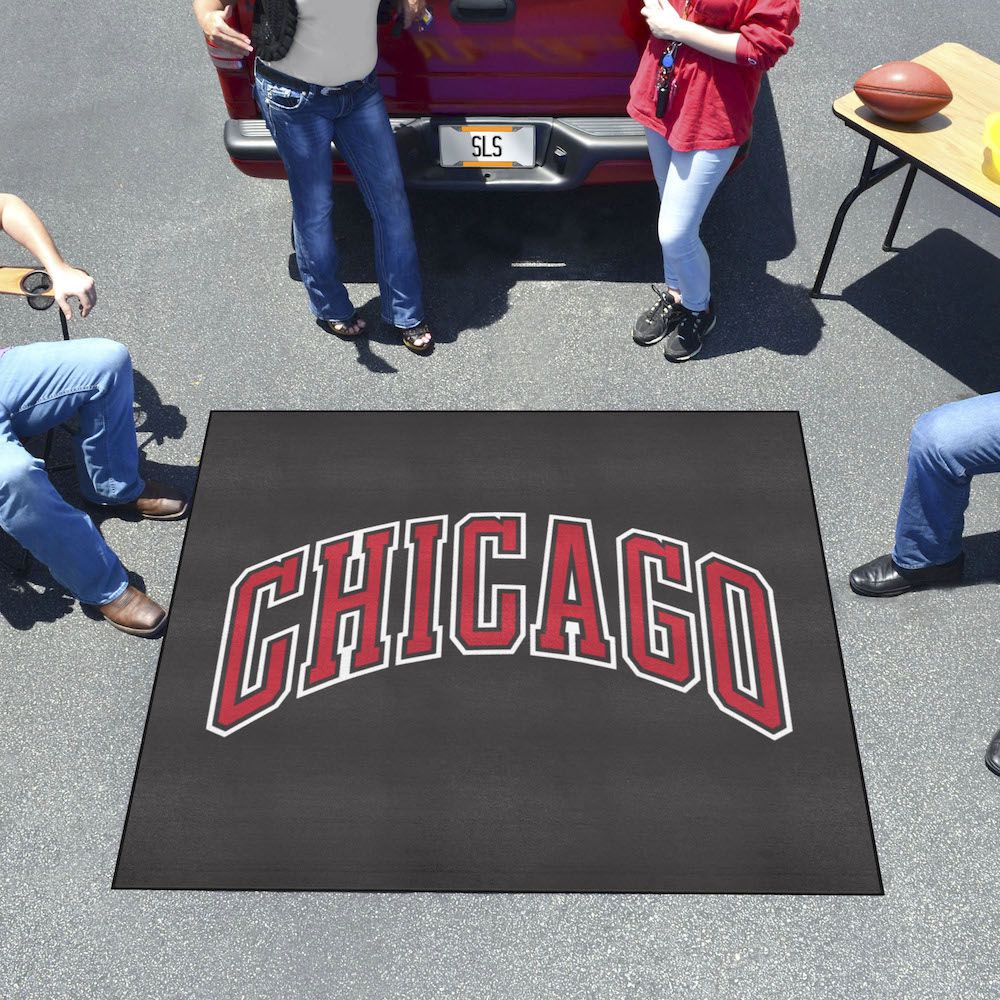 Chicago Bulls TAILGATER 60 x 72 Rug - 2nd Logo