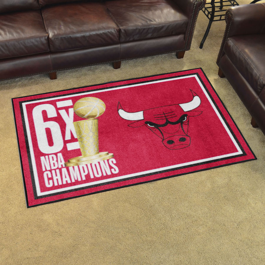 Chicago Bulls 4 x 6 DYNASTY Area Rug