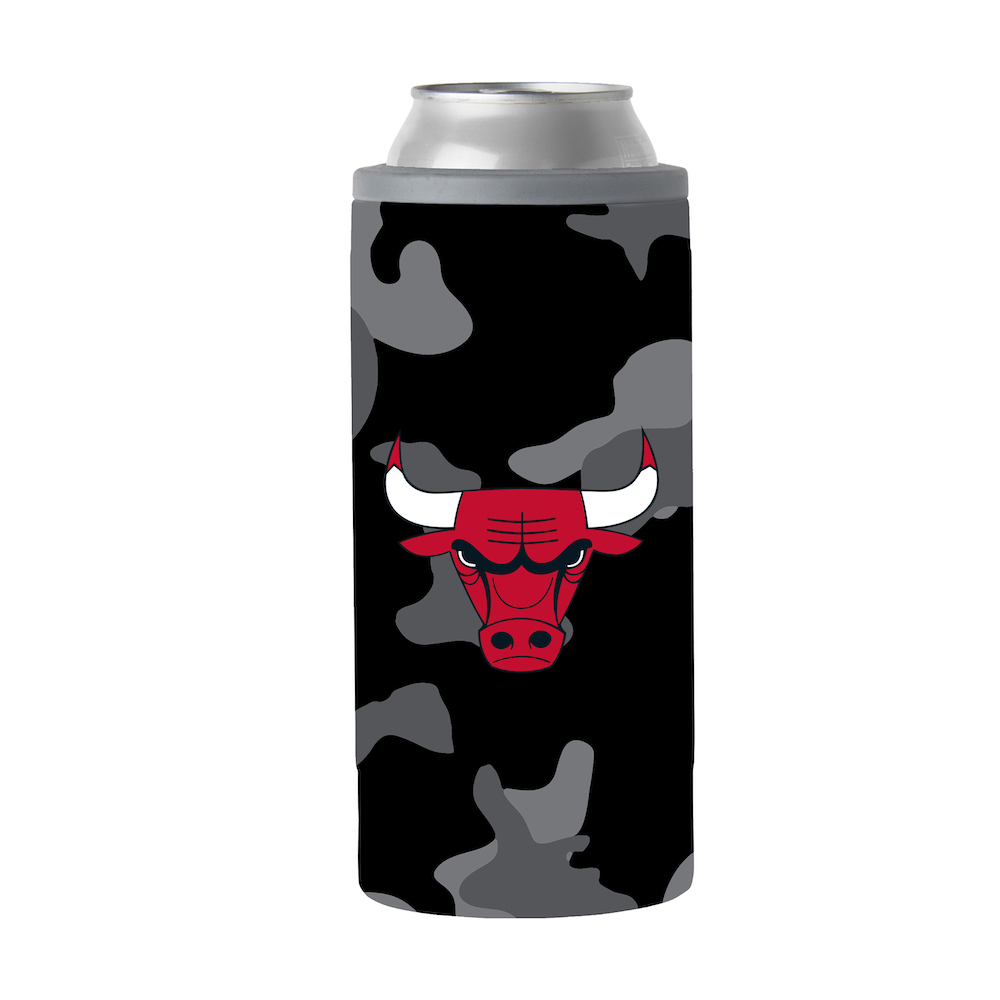 Chicago Bulls Camo Swagger 12 oz. Slim Can Coolie